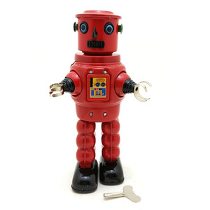 Souvenir rétro en métal de la génération des années 80, cadeau créatif, décoration de bureau, <span class=keywords><strong>robot</strong></span> mécanique <span class=keywords><strong>Robbie</strong></span> - Product Image 3