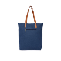 Sac fourre-tout bohème élégant en toile de coton de qualité supérieure, imprimé multicolore, pour femmes et jeunes filles, avec fermeture éclair et longue anse