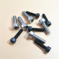 Tête de clé Allen DIN912 m2, 5 m2, 5 m3 m4 m5 m6 m8 acier inoxydable 1.4 ou 1.6 vis hexagonale interne noire