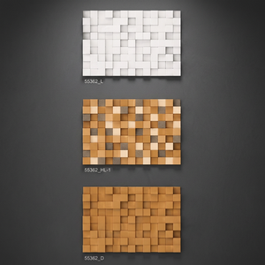กระเบื้องบุผนังเซรามิก 3 มิติ ลายไม้ไผ่ ดีไซน์ทันสมัย ขนาด 30x45 ซม. (12x18 นิ้ว) 300x450 มม. สำหรับตกแต่งภายในและภายนอกบ้าน - Product Image 1
