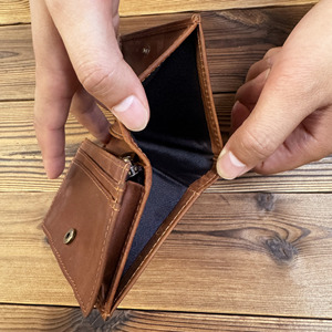 2024 nouveau portefeuille court en cuir véritable pour hommes 1133 épaissi première couche porte-carte en peau de vache pour <span class=keywords><strong>papa</strong></span> et jeunesse nouveau Style - Product Image 4