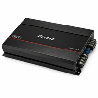 Amplificateur de voiture 4 canaux classe AB 120W RMS par canal, amplificateur audio pour système de mise à niveau des haut-parleurs, avec crossover passe-hautes et passe-bas
