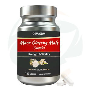 Cápsulas de Maca y Ginseng de China-Herb en Stock para Hombres, Potenciador de Energía Natural, Píldoras Potentes para Apoyar la Potencia y Resistencia en Adultos - Product Image 1