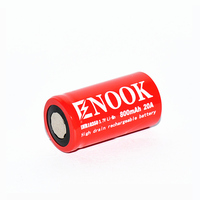 Batteries rechargeables cylindriques LiFePO4 Enook en stock UE 18350 800mAh 900mAh 3.7V pour vélos électriques/trottinettes électriques Entrepôt DE