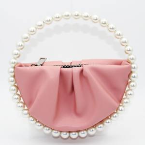 Precio de fábrica Bolso de noche de cuero Uniquefaux para mujer 21cm Tamaño del anillo 12cm Altura 6cm Ancho Accesorios de moda - Product Image 2