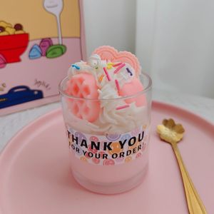 Bougies de luxe Funday pot en verre coloré personnalisé Provite Table cire de soja parfum bougies parfumées en gros - Product Image 3