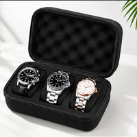 Boîte à montres EVA 3 emplacements, étui de rangement pour montres, coque rigide de protection, étui de voyage, fabricant OEM sur mesure