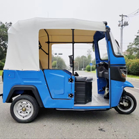 Nouveau Tricycle Électrique 2026 Type Tuk-Tuk Couvert, Idéal pour le Transport Familial d'Étudiants et l'Utilisation dans les Sites Touristiques