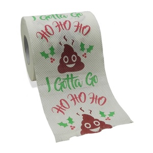 Damon-Tissu De Noël parodie imprimé <span class=keywords><strong>papier</strong></span> <span class=keywords><strong>toilette</strong></span> <span class=keywords><strong>blague</strong></span> - Product Image 2
