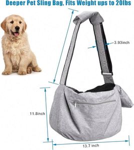 <b>Free</b> Sample Pet Sling Carrier, Fits 15 to 25lbs Extra-Large Dog/Cat Sling Carrier Reversible and <b>Hands</b>-<b>Free</b> Dog Bag with - Product Image 6