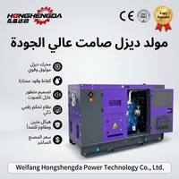 Générateur diesel refroidi par eau de 50 kW, moteur Weifang Ricardo, groupe électrogène silencieux de secours, triphasé, insonorisé, unité de secours industrielle