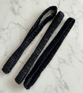 Bandeaux en Soie Pure à 100% Personnalisés en Gros avec Élastique, Bandeaux Doux en Soie pour le Maquillage, le Lavage du Visage et le Sommeil - Product Image 6
