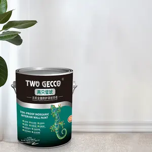 TWO GECCO Home Interior Wall Paint Healthy Protection Wall Coating