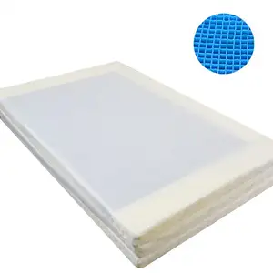 Lit pliant à mémoire de forme en mousse Ri-Fold de style moderne avec matelas pliable double à quatre plis