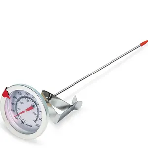 Termometer Candy Deep Fry dengan baca instan, termometer Dial baja tahan karat termometer deep fry