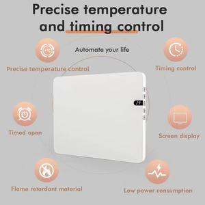 Panel de Calefacción Infrarrojo de 220V con Ahorro de Energía, Control Remoto, Termostato Ajustable, Elemento de Cristal de Carbono, Enchufe Europeo, Protección contra Sobrecalentamiento - Product Image 5