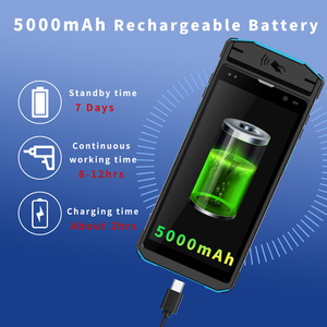 Android 13 5,5-Zoll-Bildschirm Mobiler <span class=keywords><strong>Computer</strong></span> 2D Wi-Fi BT 5.0 4G LTE Dual-SIM Robuster PDA-Daten organisator Barcode-Scanner A - Product Image 4