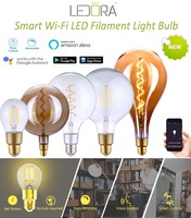 Ampoule intelligente Wifi Led, Alexa, contrôlée par l'application Tuya Alexa et Google