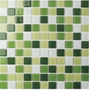 Sang trọng hình vuông hiện đại phong cách thiết kế 4mm Độ dày màu xanh lá cây gạch Hồ bơi cho biệt thự nhà khách sạn phòng tắm trang trí ngoài trời - Product Image 2