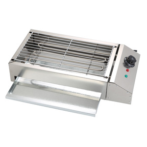 Stainless Steel Indoor <b>Smokeless</b> <b>BBQ</b> Grill Machine Semi-Automatic Kebab Oven for Household Use - Product Image 2