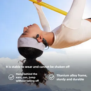 Écouteurs SHOKZ <span class=keywords><strong>OpenRun</strong></span> Air S803 pour les coureurs, étanches, charge rapide, LED, sans fil, conduction osseuse, Bluetooth, non intra-auriculaires - Product Image 3