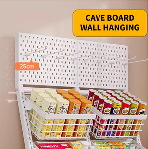 Estantería Acrílica Resistente Personalizada, Ajustable, de 3 Niveles, Perforada, de Instalación Rápida, Rectangular, para Almacén o Supermercado - Product Image 3