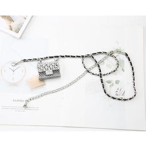 Altın Alaşımlı Zincir Bel Çantası Kutu Çanta Bel Zinciri Kemer Aksesuarları Kadın Moda Kişilik Çok Fonksiyonlu Kemer Bel Zinciri - Product Image 6
