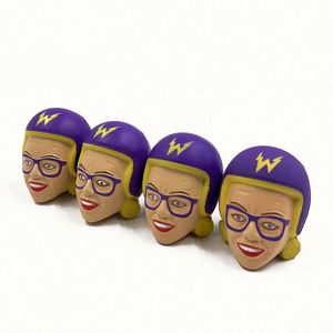 Pelotas Antiestrés Personalizadas al por Mayor con Forma de Cara Humana de PU, Juguetes Promocionales con Logotipo - Product Image 4