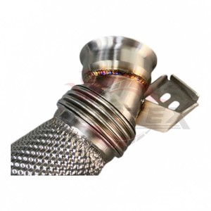 Tuyau d'échappement haute performance en acier inoxydable Vortex Heat Shielded Turbo Downpipe pour Mercedes AMG GT53 E53 CLS53 GLE53 3.0T - Product Image 4