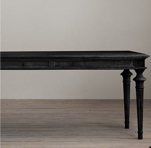 Tavolo da Pranzo Rettangolare RH Originale in Legno Massello Rustico, Ecologico, Lussuoso, Stile Americano Retrò, Arredamento per <span class=keywords><strong>Piccoli</strong></span> Spazi Domestici - Product Image 4
