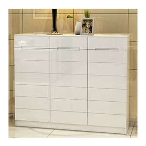 Modern <strong>White</strong> Color Wood High Gloss <strong>Shoe</strong> Storage <strong>Cabinet</strong> with Storage Drawer <strong>Shoe</strong> Rack <strong>Cabinet</strong> - Product Image 1