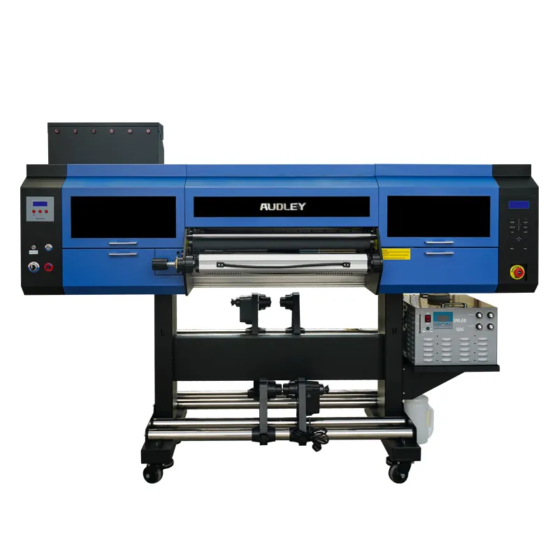 Hoge Snelheid 60 Uv Printer Machine 3 Koppen I3200u1 Audley Uv Dtf Machine Voor Uv Dtf Film Overdracht