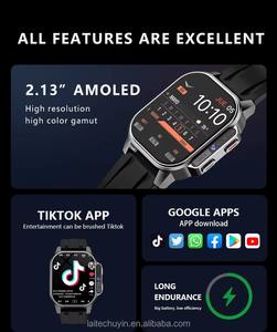 Smartwatch B22 4G con Schermo AMOLED da 2,13 Pollici, Monitoraggio Frequenza Cardiaca, Videochiamate, TikTok, Facebook, Twitter, <span class=keywords><strong>WhatsApp</strong></span>, per Uomini e Donne - Product Image 4
