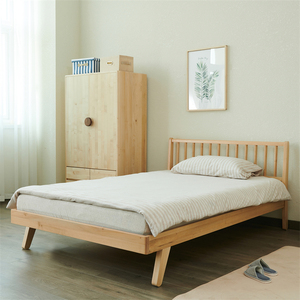 JIAMUJIA modern student children house bambino ragazzi ragazze mobili camera da letto struttura in legno massello letti per bambini - Product Image 3