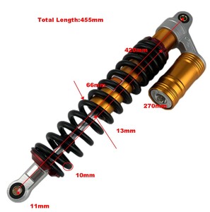 ESUM 420mm Adjustable Rear Shock Absorber Motorcycle Suspension for Suzuki Kawasaki <strong>Honda</strong> Yamaha <strong>Quad</strong> Dirt <strong>Bike</strong> - Product Image 2