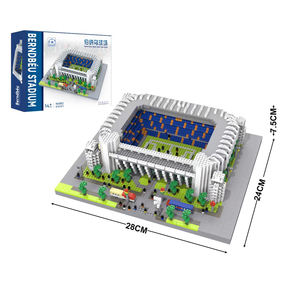 Coupe du Monde de Football 2026 : Meilleures ventes de blocs de construction micro-stades de football, jouets d'assemblage DIY, vente en gros - Product Image 6