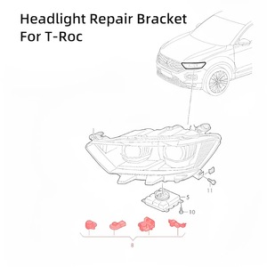 Kit de Reparación de Carcasa de Faro para Volkswagen T-Roc Convertible A11 Modelos 2023-2025, Piezas de Reequipamiento LED - Product Image 3