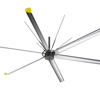 JULAI 6 pales 13ft refroidissement par air à faible bruit grands ventilateurs extracteurs industriels ventilateur HVLS
