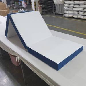 Customizable Bio Based Tri-Fold Memory Foam <b>Mattress</b> Washable Fabric Cover Full Folding for Travel Guest Use Home Sleeping Foldi - Product Image 6