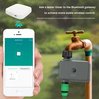 Smart Home Batería IOS Plástico Jardín Riego Válvula de agua Barra OLED para Tuya App Control Aspersor Temporizador Riego automático