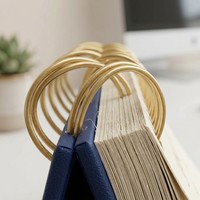 Calendrier de bureau personnalisé de luxe avec estampage à chaud en or rose, reliure spirale, papeterie, cadeau de bureau, impression de calendrier de bureau personnalisé