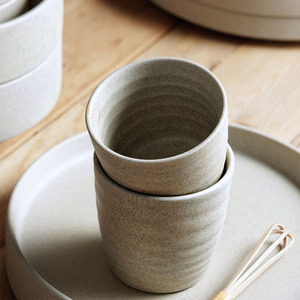 Tazza da Tè Nordica Giapponese in Pura Argilla, Ciotola da Tè in Ceramica Fatta a Mano, Tazza Personalizzata in Ceramica Grezza, Articoli per la Casa - Product Image 6