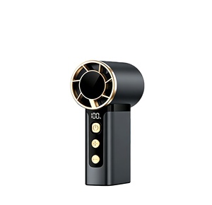 120-Gear Bladeless <b>Mini</b> Handheld Air Cooler <b>Fan</b> with LED Display Type-C Fast Charge Portable for Car Outdoor & Hotel Use - Product Image 1