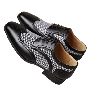 Zapatos de Vestir Ligeros de Cuero Genuino para Hombre, Oxfords Formales con Cierre de Cordones para Oficina y Carrera Profesional - Product Image 1