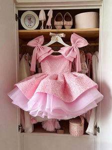 MQATZ <span class=keywords><strong>Vestito</strong></span> <span class=keywords><strong>da</strong></span> Principessa Rosa Natalizio per Bambine 2026 Nuovo Abito <span class=keywords><strong>da</strong></span> Spettacolo Tutu Scintillante in Pizzo per Ragazze - Spedizione Transfrontaliera - Product Image 6