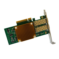 Tarjeta de Fibra Óptica de Transmisión Unidireccional SFP+ Ethernet de Doble Puerto de 10G con Chip Intel 82599ES
