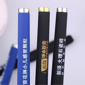 Blue Black Gel <b>Pens</b> With Metal Accent, Custom Logo Printing Support, for Office and School Use - Product Image 4