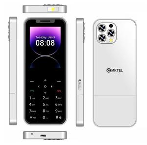 Original nueva fábrica delgada <span class=keywords><strong>4SIM</strong></span> teléfono móvil 2,4 pulgadas pantalla 2G GSM diseño con función SOS similar al teléfono móvil - Product Image 1