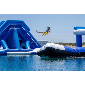 Bolsa de salto inflable comercial para parque acuático, almohada para saltar, bolsa de puente de agua, trampolín de agua inflable a la venta - Product Image 1
