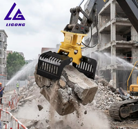 360 °   Grappins rotatifs pour le tri de roches et de pierres pour excavatrices, manutention de matériaux en carrière, tri de débris et nettoyage de chantiers de démolition